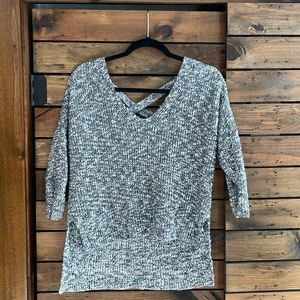 Express open back sweater